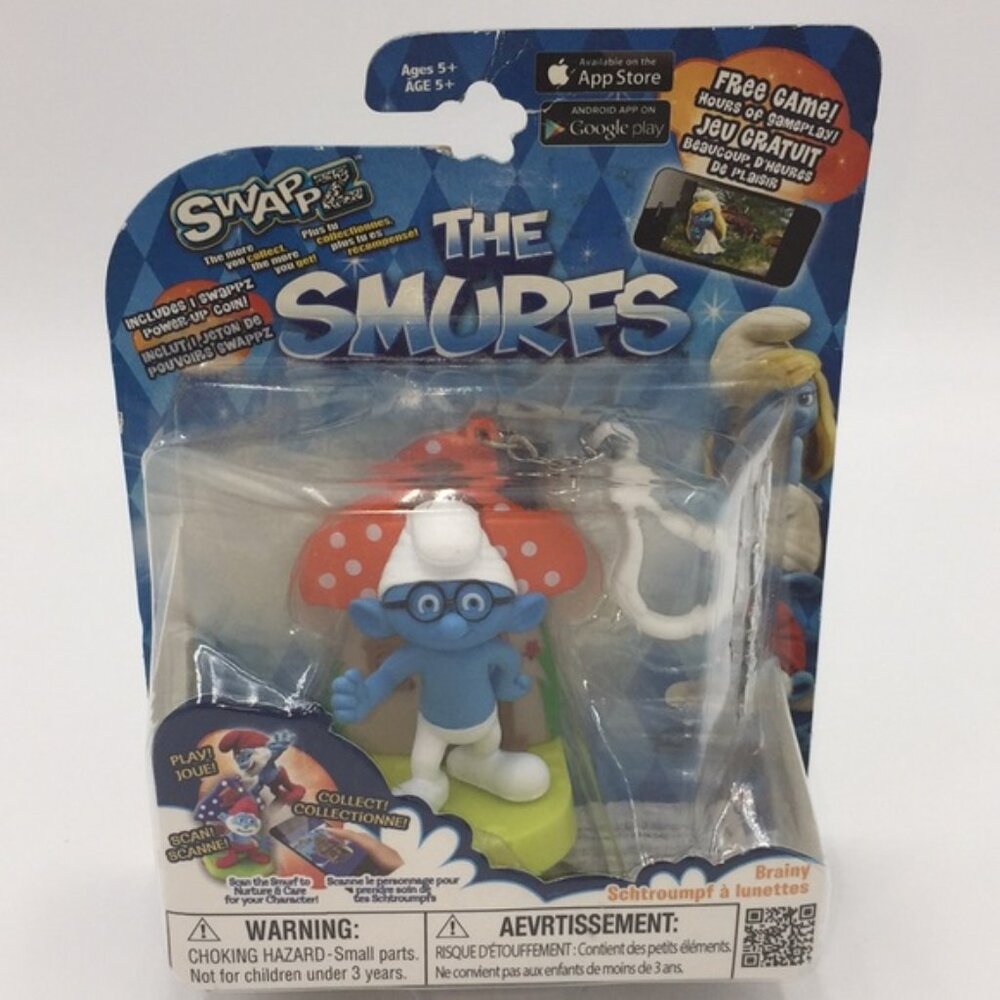 The Smurfs Brainy Swappz, Power-up Coin and Downloadable Game New in Package